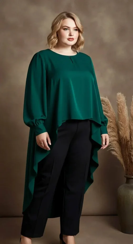Kimono-Style Cardigan with Column Dress