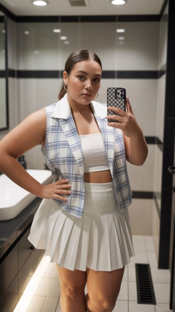 3. Crisp White with Patchwork Flair