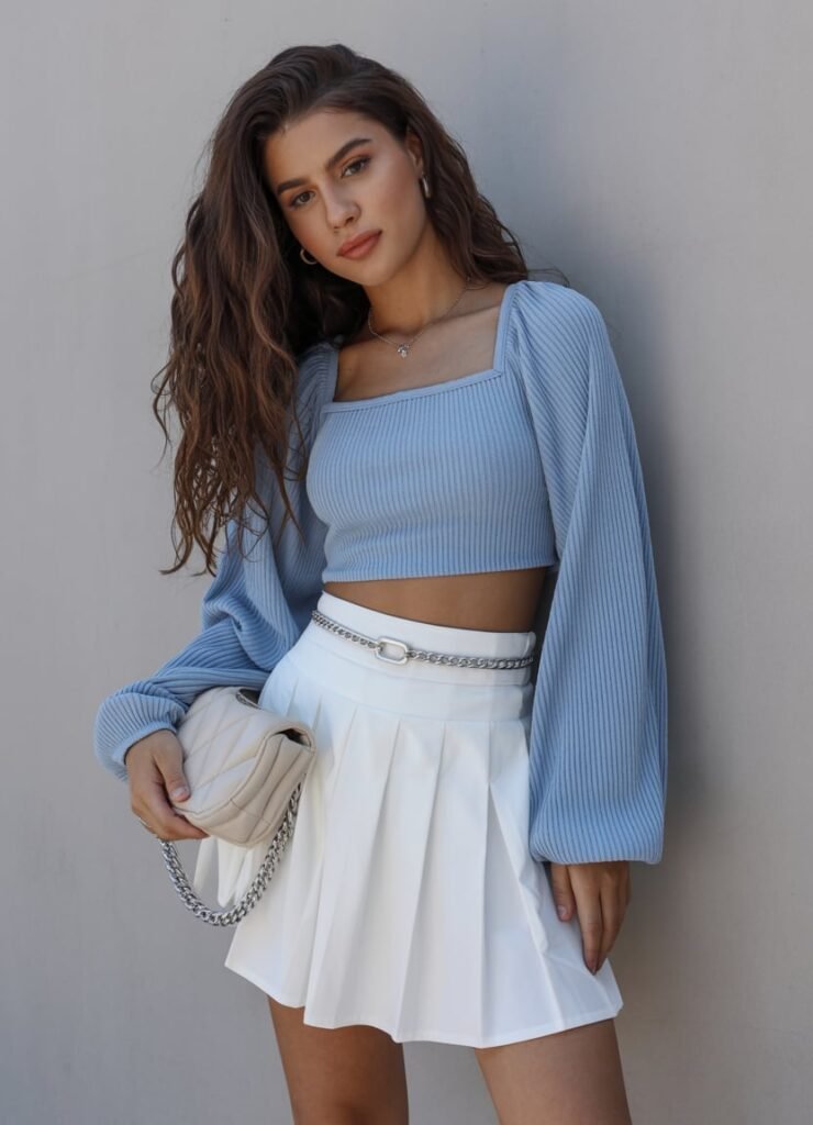  Pastel Perfection with Puff Sleeves