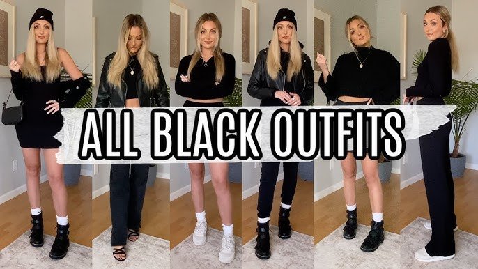 Stylish Black Back-to-School Outfits