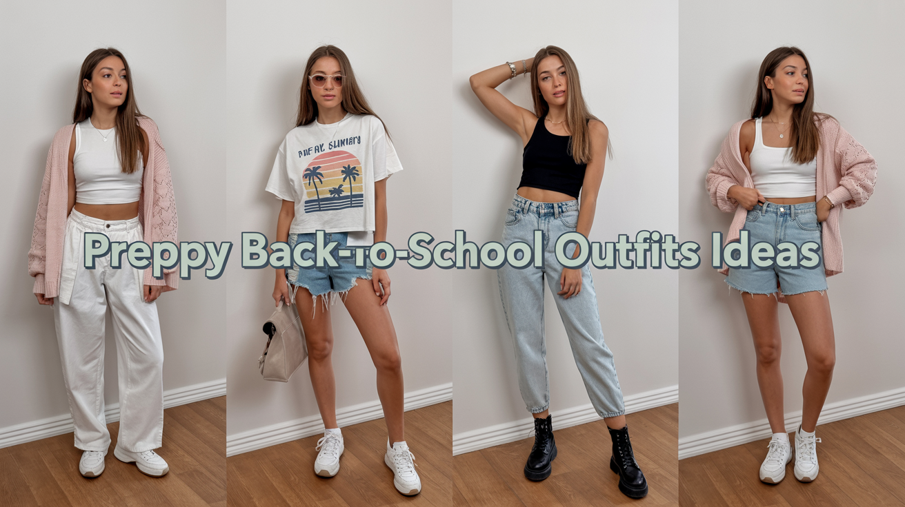 Preppy Back-to-School outfits