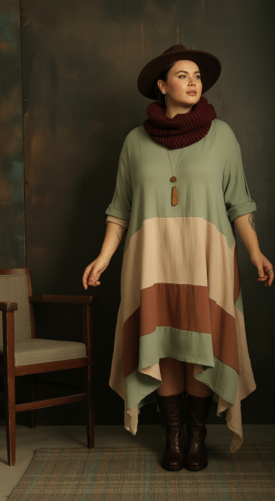 Dark Mori Girl Layered Look