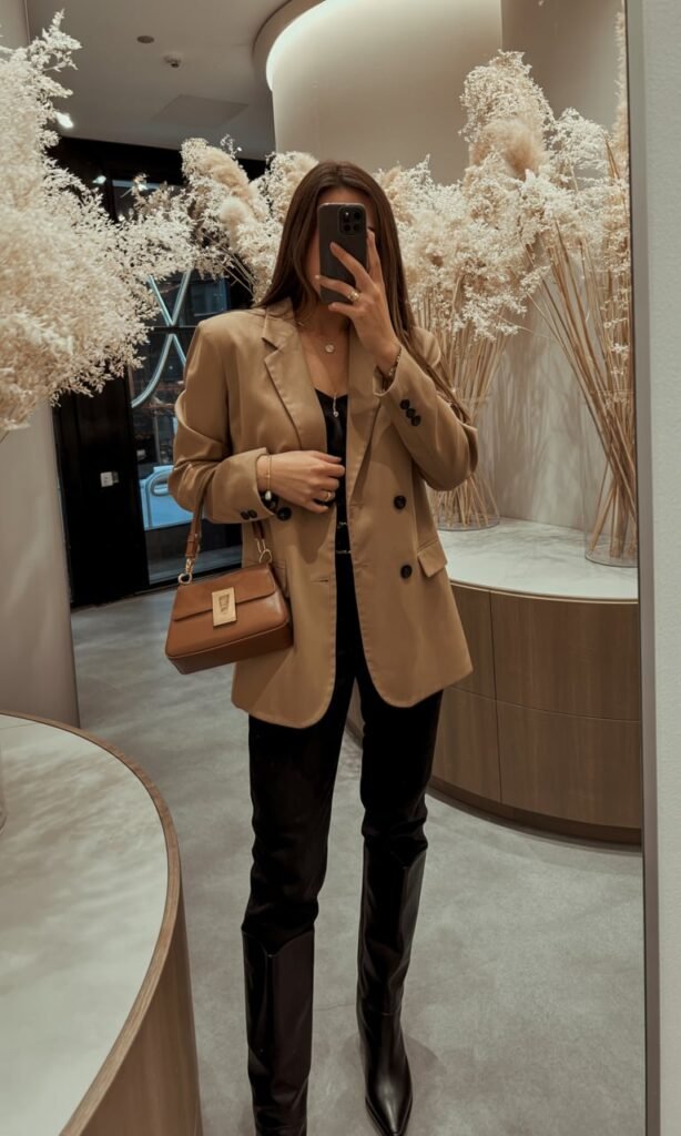 Oversized Blazer & Leggings