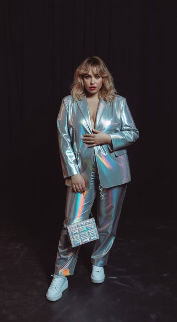 Cyberpunk Metallic Coordinate Set
