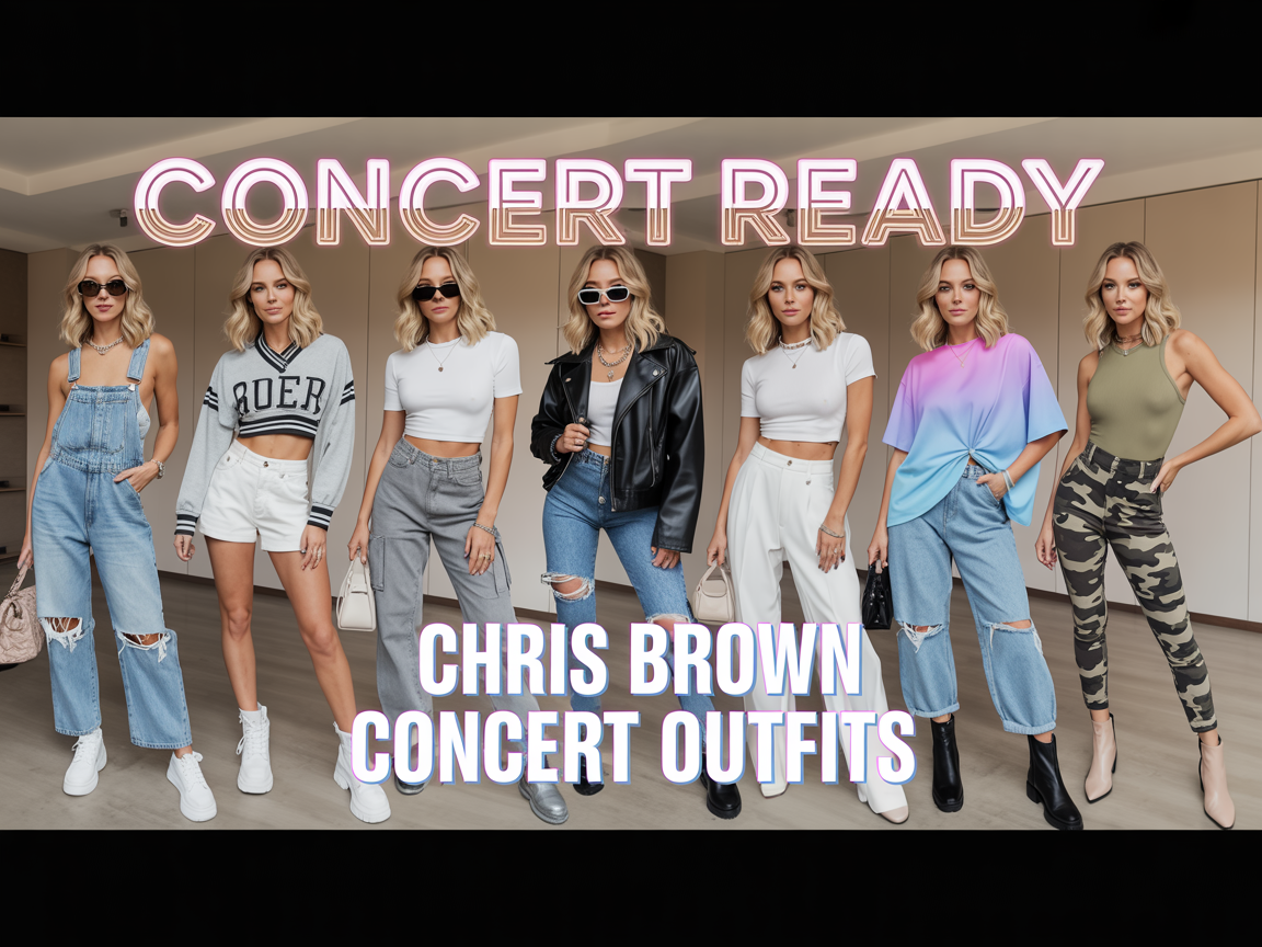 Chris Brown Concert Outfits