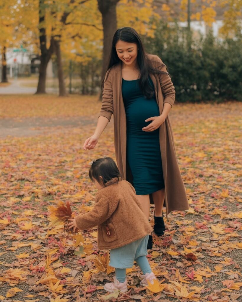Cozy Cardigan and Fitted Dress Combo