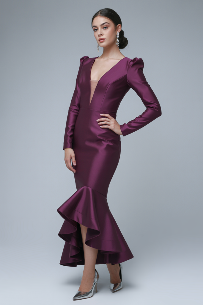  Long-Sleeve Wedding Guest Dresses for Winter