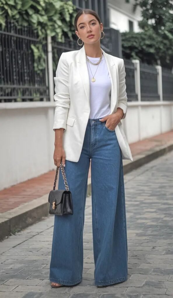 Classic White and Tweed Combo