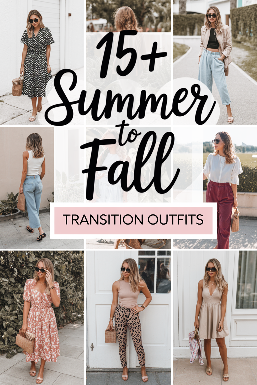 Summer-to-Fall Outfits
