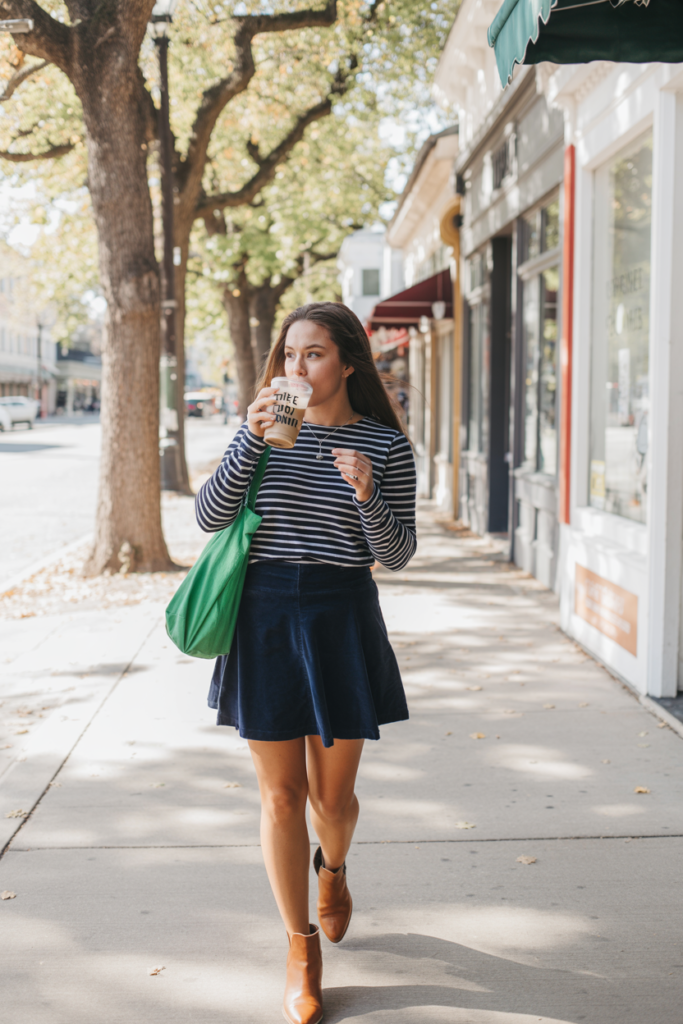 Nautical Chic Meets Denim Comfort